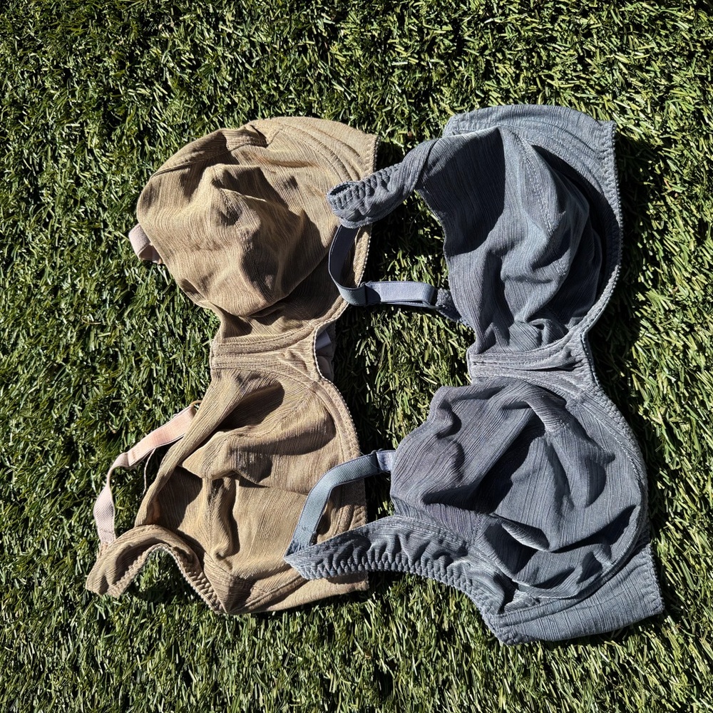 Stylish Tan and Gray Women's Bras